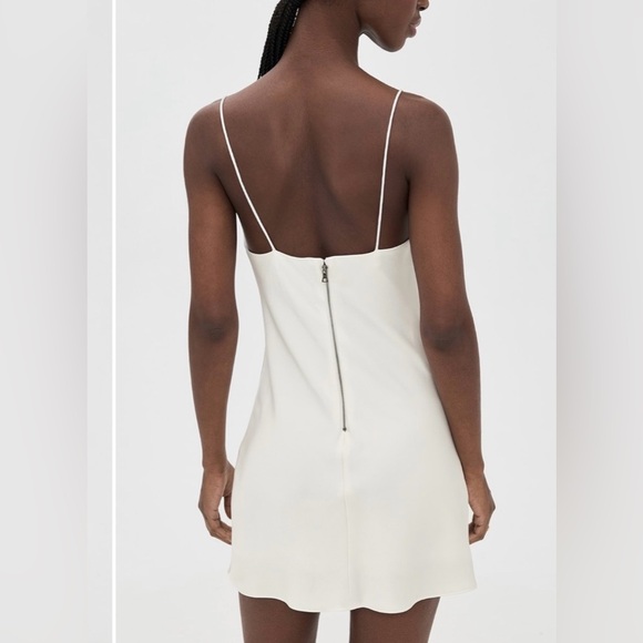 Alice+Olivia White Harmony Slip Dress size 0 (W536) - Picture 2 of 14
